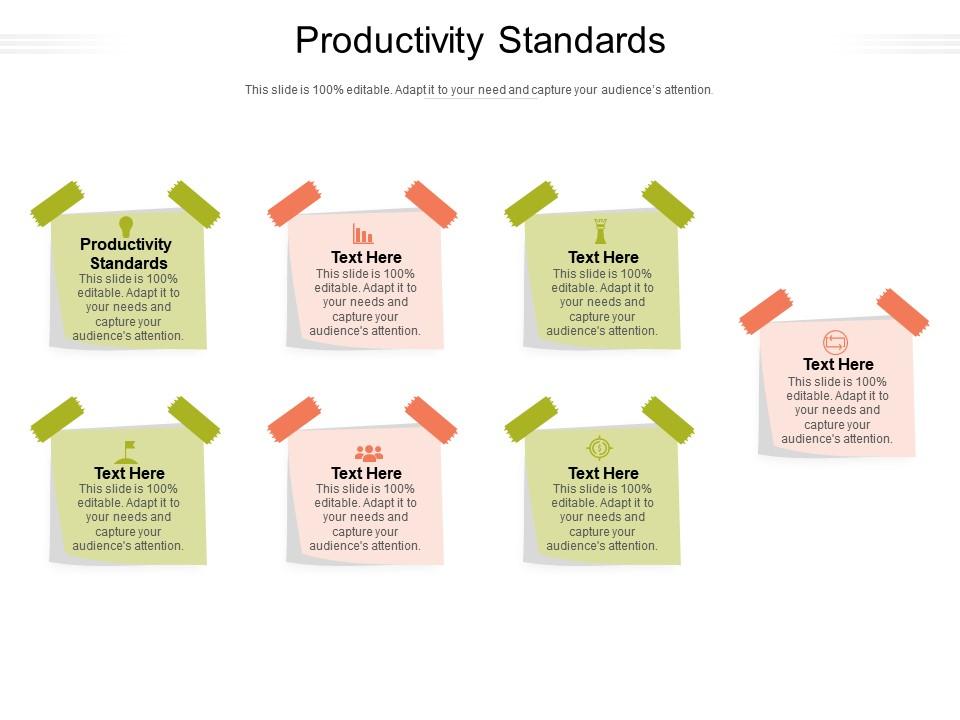 Productivity standards ppt powerpoint presentation infographics elements cpb Slide01