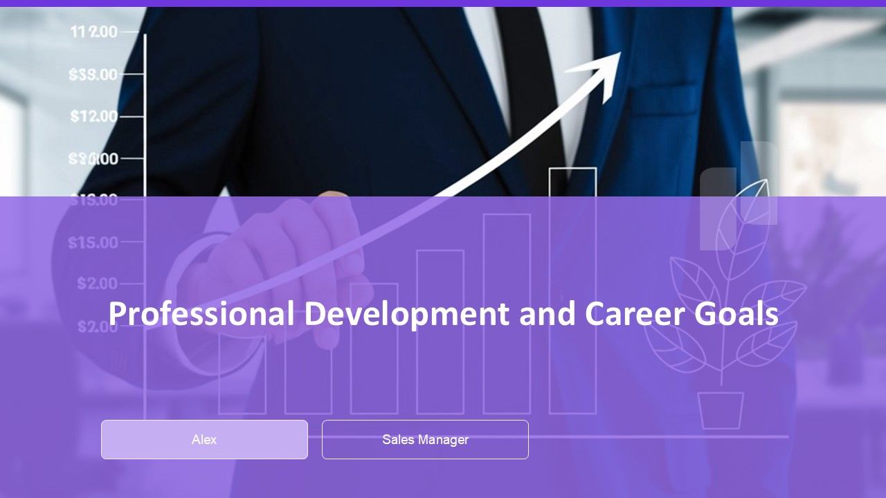 Professional Development And Career Goals PPT Template AT