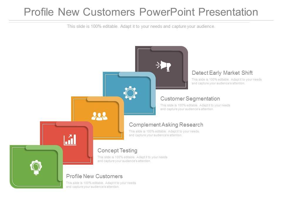 Profile new customers powerpoint presentation Slide00