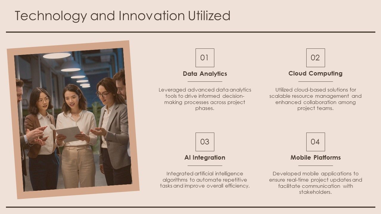 Project Achievements And Results Summary PPT Template AT Slide15