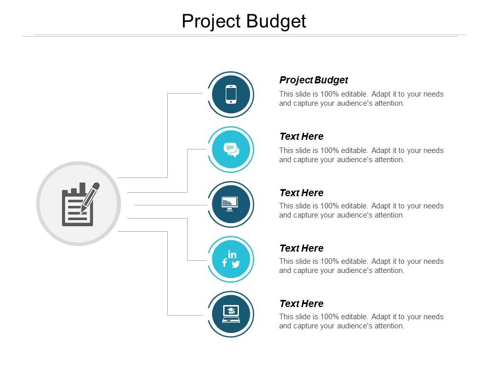 Project Budget Ppt Powerpoint Presentation Infographic Template Graphics  Tutorials Cpb | Template Presentation | Sample of PPT Presentation |  Presentation Background Images