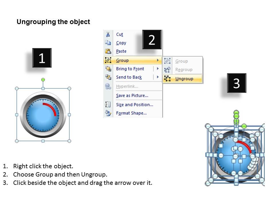 Project Completion Barometer PowerPoint Template PowerPoint Slide Images PPT Design