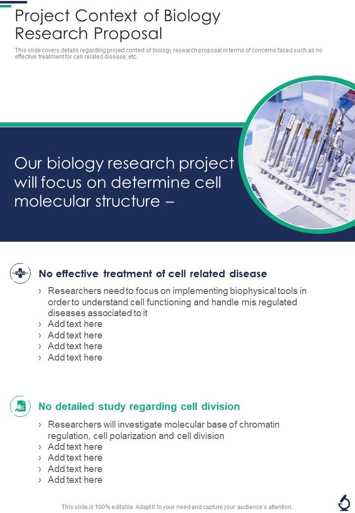 cell biology research proposal