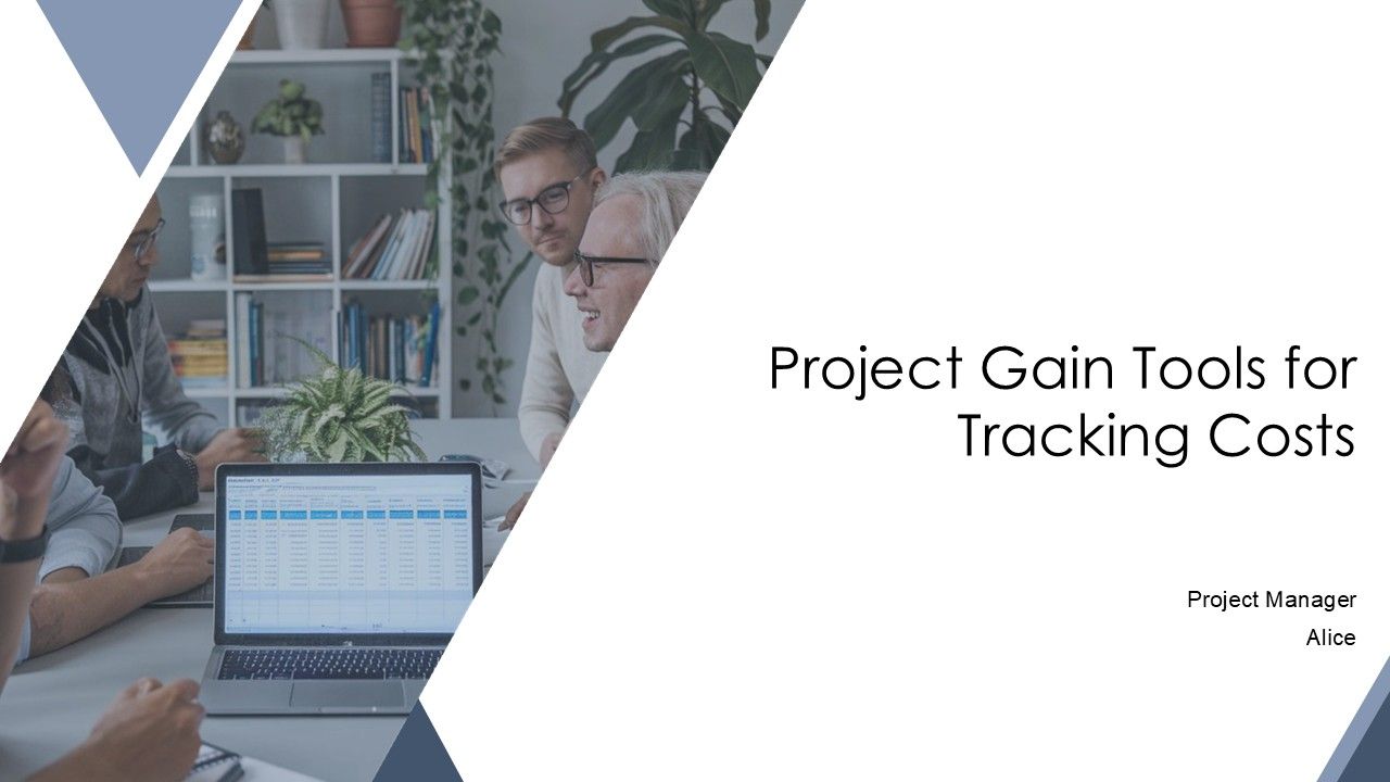 Project Gain Tools For Tracking Costs PPT Slides AT