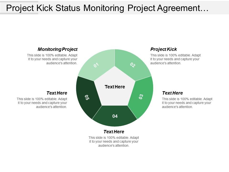 Project kick status monitoring project agreement client acceptance test Slide00