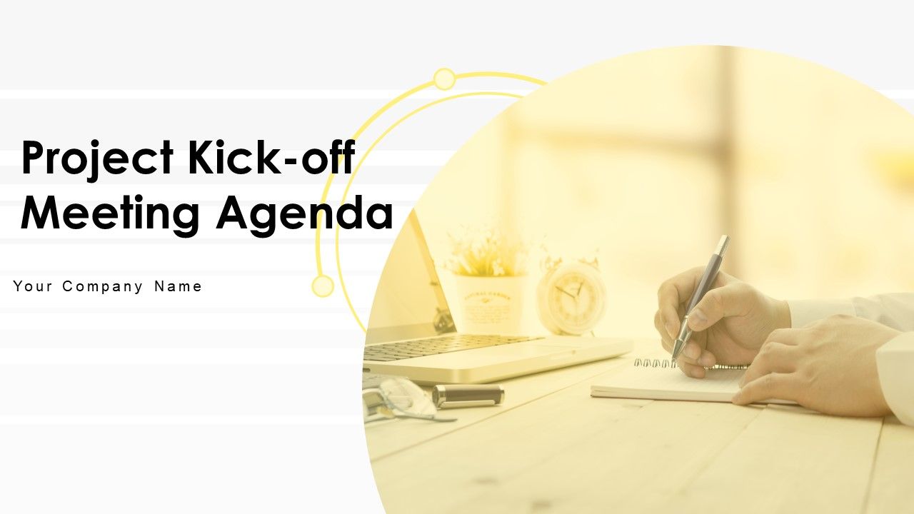 Project kickoff meeting agenda powerpoint presentation slides Slide01
