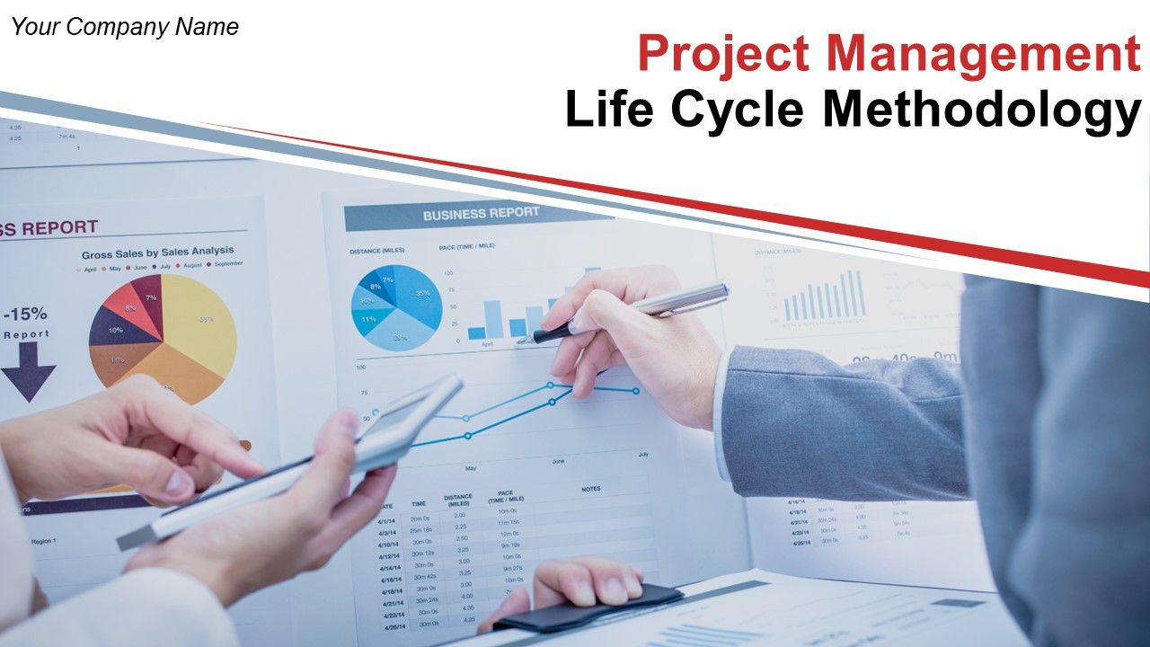Project management life cycle methodology powerpoint presentation slides Slide01