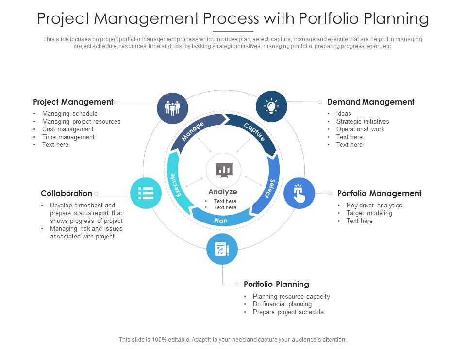 Project Management Process With Portfolio Planning | Presentation ...