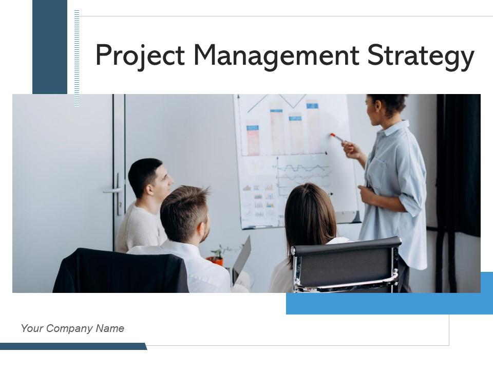 Project Management Strategy Business Analyst Discussing Organizational Goal Communication Planning Slide00