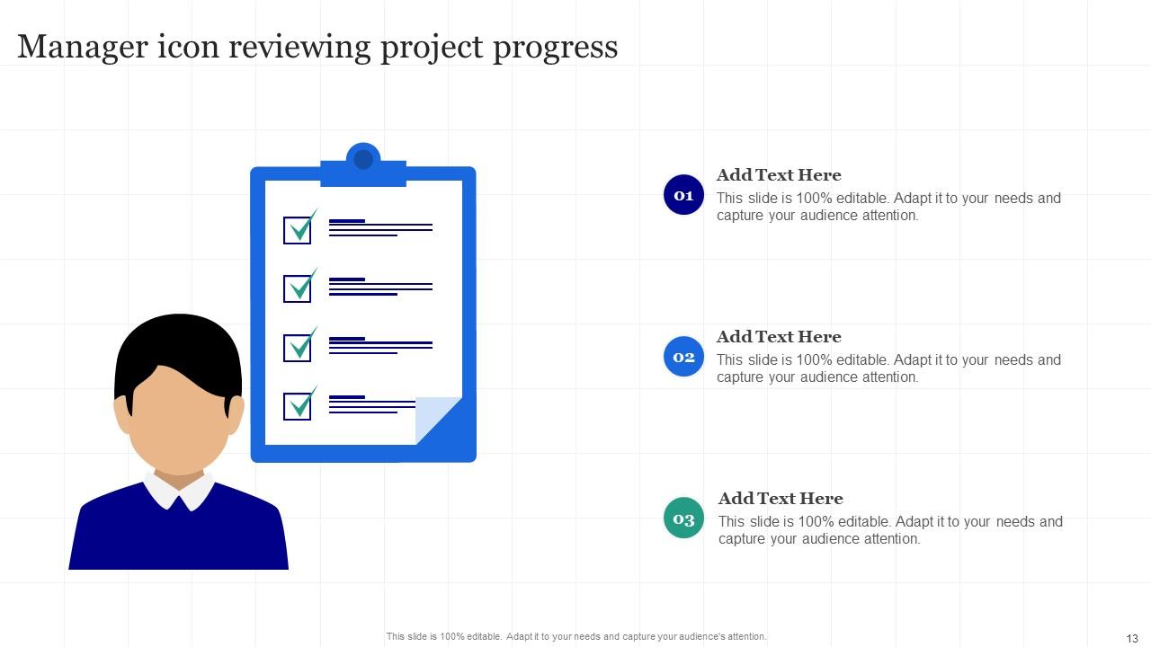 Project Progress Review Powerpoint Ppt Template Bundles PPT Presentation