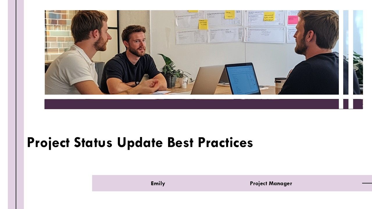 Project Status Update Best Practices PPT Structure AT