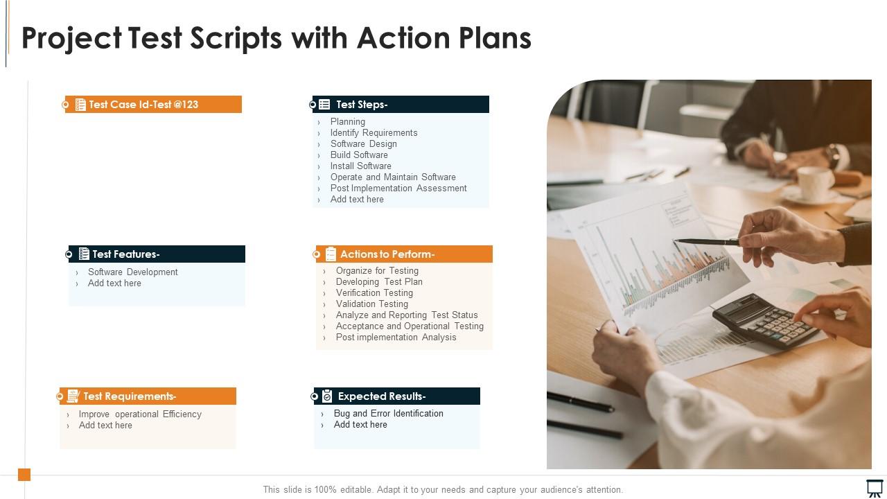 Project Test Scripts With Action Plans Testing Templates Bundle Ppt Project Test Scripts With Action Plans Testing Templates Bundle Ppt