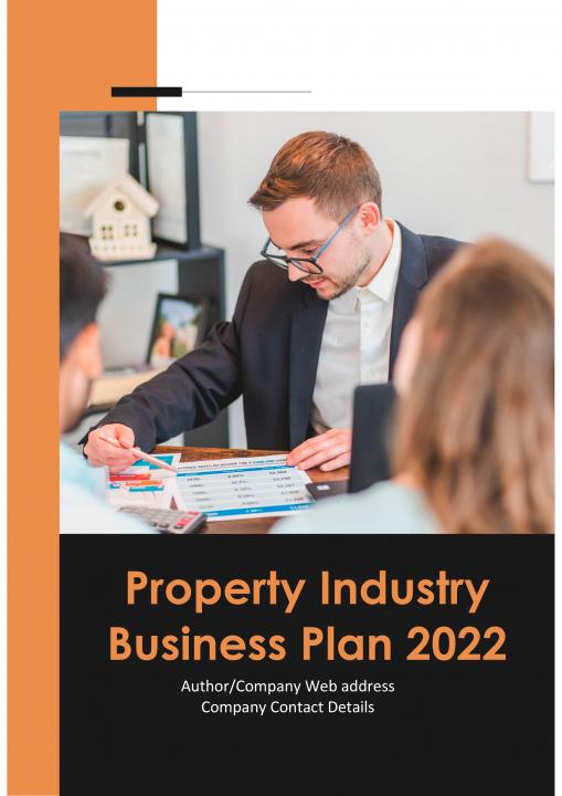 Property Industry Business Plan Pdf Word Document Slide01