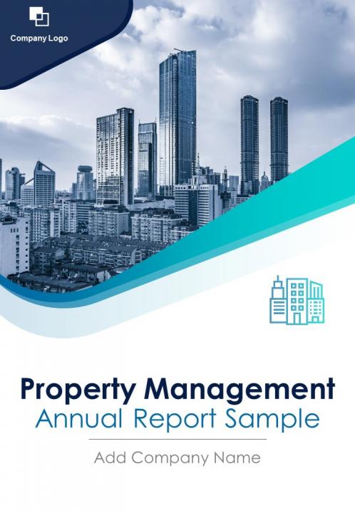 Property Management Annual Report Sample Pdf Doc Ppt Document Report Template Slide01