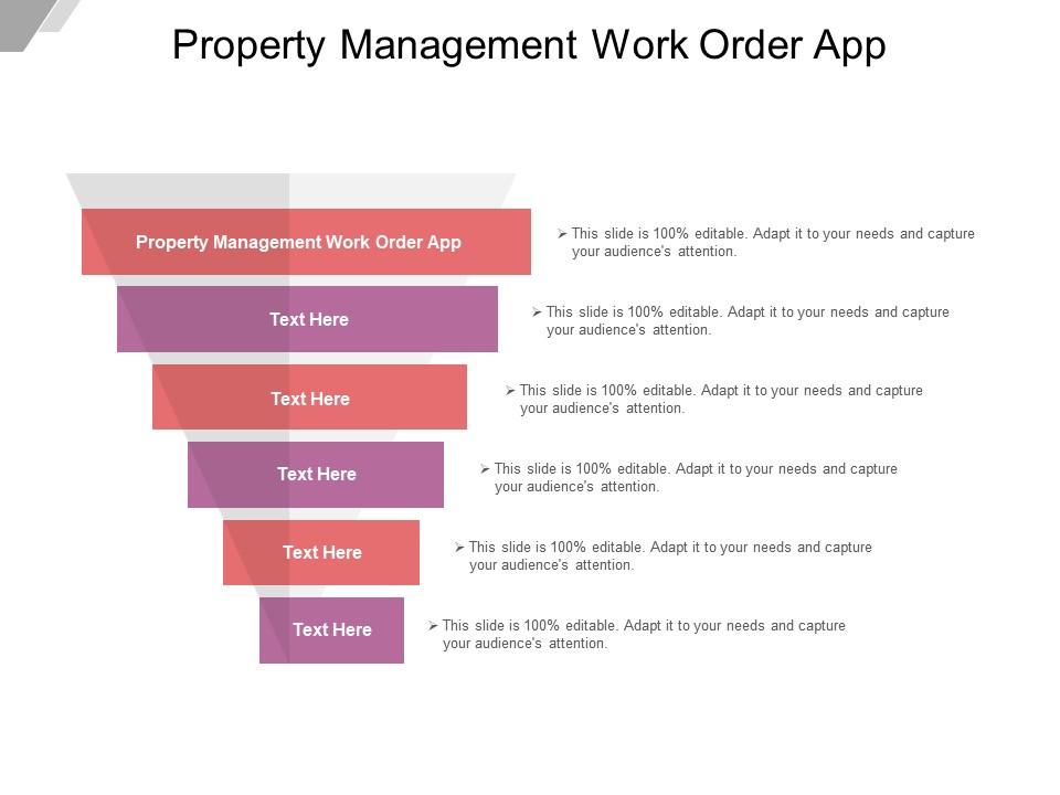 Property management work order app ppt powerpoint presentation inspiration cpb Slide01