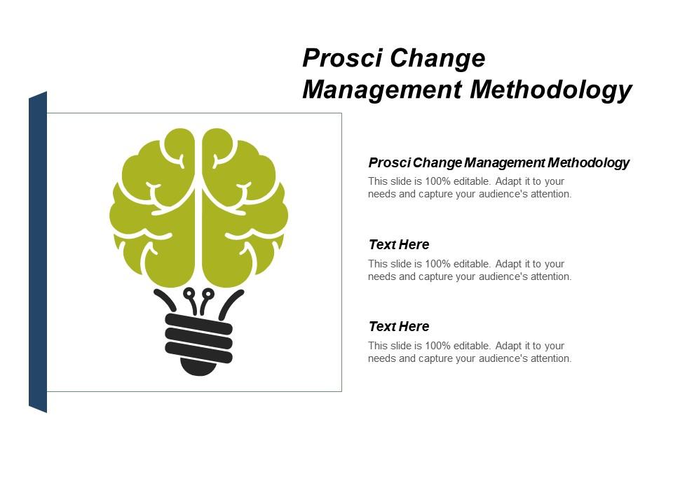 prosci change management presentation example