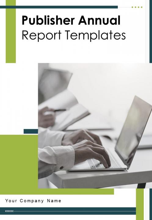 Publisher annual report templates pdf doc ppt document report template Slide01