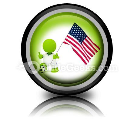 American Soccer PowerPoint Icon Cc  Presentation Themes and Graphics Slide01