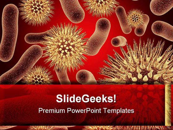 Bacteria science powerpoint templates and powerpoint backgrounds 0311 Slide01