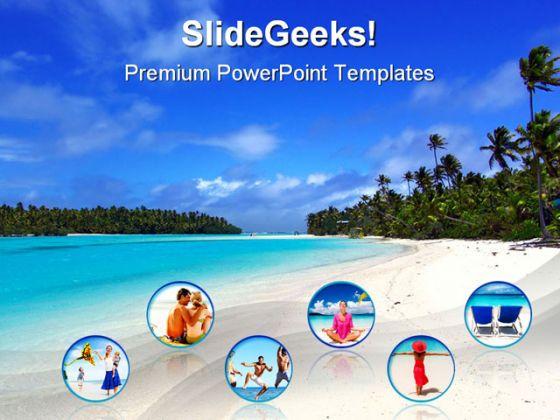 Beach Collage Nature PowerPoint Templates And PowerPoint Backgrounds 0311  Presentation Themes and Graphics Slide01