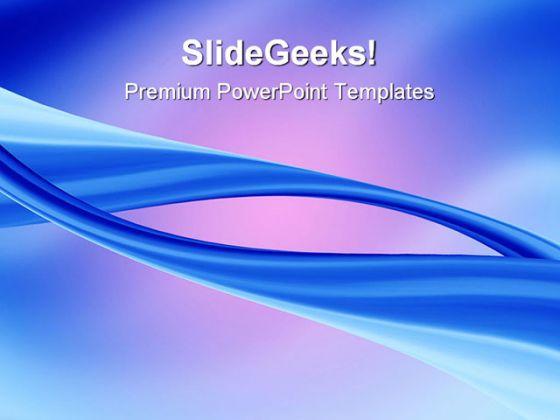 Blue wave abstract beauty powerpoint backgrounds and templates 0111 Slide00