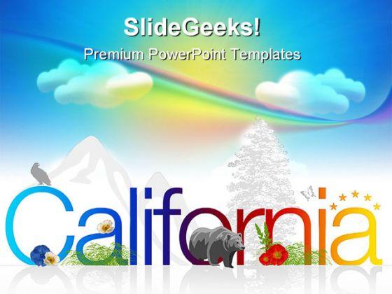 California holidays powerpoint templates and powerpoint backgrounds 0211 Slide01