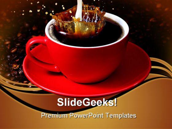 Coffee food powerpoint templates and powerpoint backgrounds 0511 Slide00