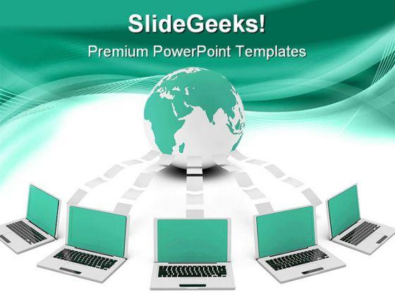 Computer Network Internet PowerPoint Templates And PowerPoint Backgrounds  0111 | PowerPoint Design Template | Sample Presentation PPT | Presentation  Background Images