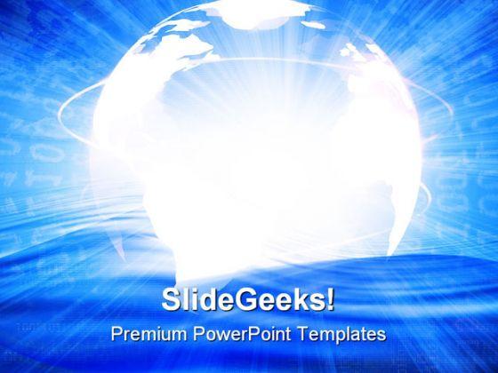 Digital World Global PowerPoint Templates And PowerPoint Backgrounds 0511  Presentation Themes and Graphics Slide01