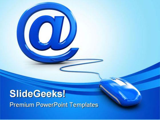 Email Internet PowerPoint Templates And PowerPoint Backgrounds 0211  Presentation Themes and Graphics Slide01