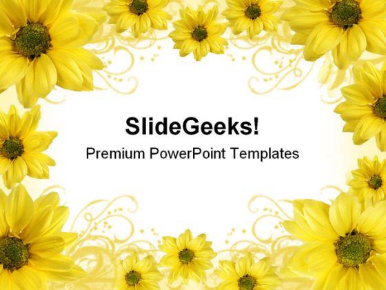 Flowers Background Nature PowerPoint Templates And PowerPoint Backgrounds  0711 | Presentation PowerPoint Diagrams | PPT Sample Presentations | PPT  Infographics