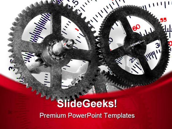 Gears01 industrial powerpoint templates and powerpoint backgrounds 0611 Slide00