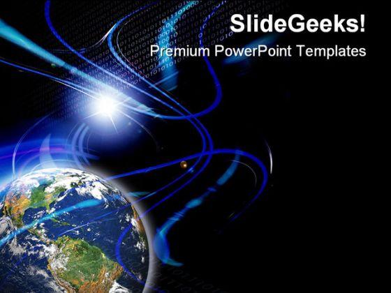 Global Communication PowerPoint Templates And PowerPoint Backgrounds 0611