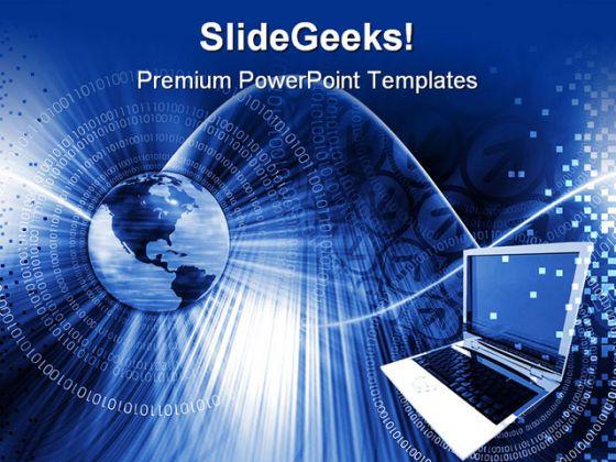 Global computer technology powerpoint templates and powerpoint backgrounds 0711 Slide01