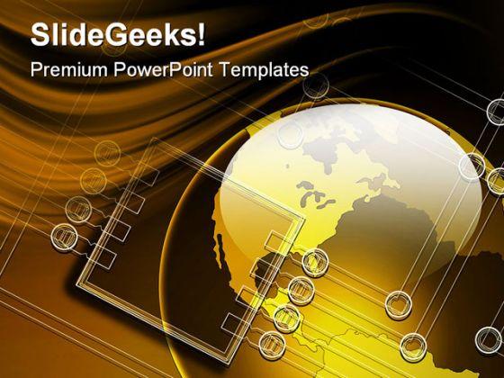 Global electronics technology powerpoint templates and powerpoint backgrounds 0311 Slide01