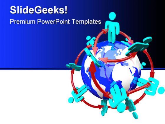 Global networking people powerpoint templates and powerpoint backgrounds 0311 Slide01