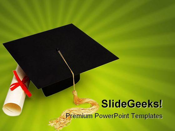 Graduation Education PowerPoint Backgrounds And Templates 1210 | Graphics  Presentation | Background for PowerPoint | PPT Designs | Slide Designs