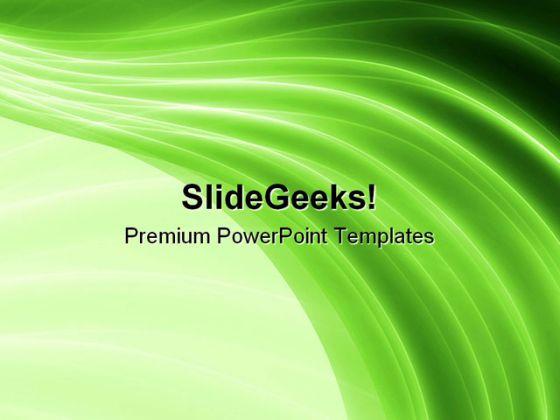 Green Background Abstract PowerPoint Templates And PowerPoint Backgrounds 0411  Presentation Themes and Graphics Slide01