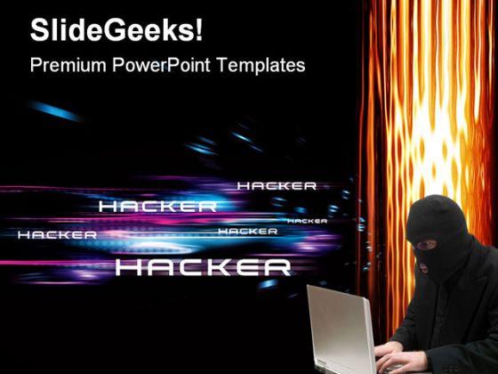 Hacker security powerpoint templates and powerpoint backgrounds 0211 Slide00