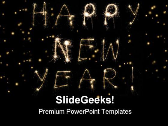 Happy new year abstract background powerpoint templates and powerpoint backgrounds 0811 Slide01