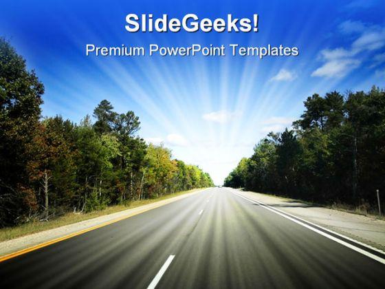 highway background for powerpoint presentation