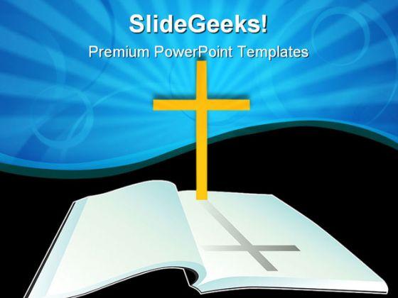 Holy bible religion powerpoint templates and powerpoint backgrounds 0211 Slide01
