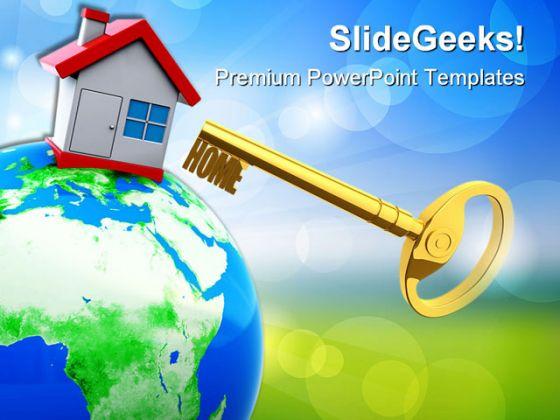 Home key01 security powerpoint templates and powerpoint backgrounds 0311 Slide01