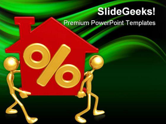 Home movers concept real estate powerpoint templates and powerpoint backgrounds 0611