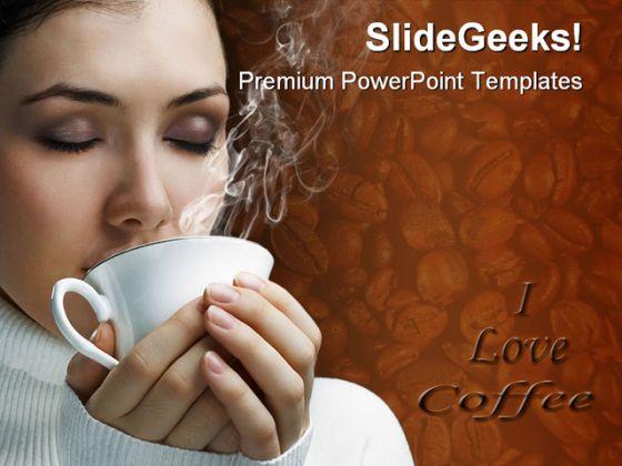 I love coffee health powerpoint templates and powerpoint backgrounds 0111 Slide00