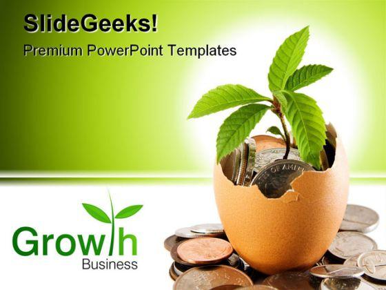 Investment Growth Money PowerPoint Backgrounds And Templates 1210  Presentation Themes and Graphics Slide01
