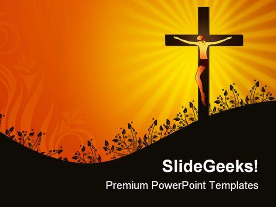 Jesus christ religion powerpoint templates and powerpoint backgrounds 0211 Slide01