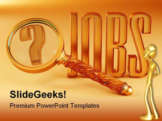 Job search people powerpoint backgrounds and templates 0111 Slide00