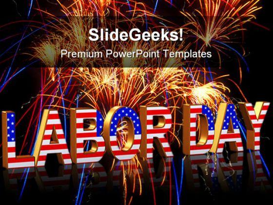 Labor Day Americana PowerPoint Templates And PowerPoint Backgrounds 0111  Presentation Themes and Graphics Slide01
