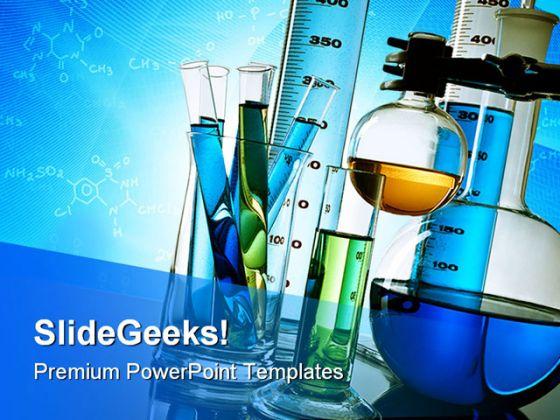 Laboratory equipment science powerpoint templates and powerpoint backgrounds 0311 Slide01